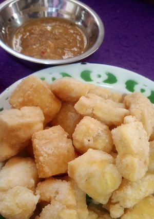 Foto resep Tahu aci bumbu kacang