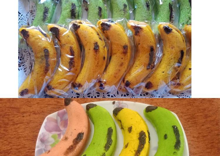 Cara Gampang Menyiapkan Tokyo banana kukus, Bisa Manjain Lidah