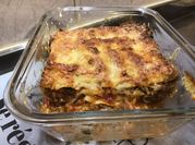 Une photo de lasagnes béchamel