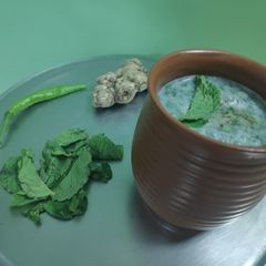 A picture of Ginger Mint ButterMilk /Chaas.