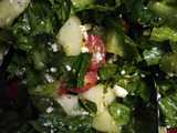 greek salad with lettuce