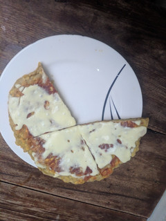 Una foto de Tortilla de plátano maduro