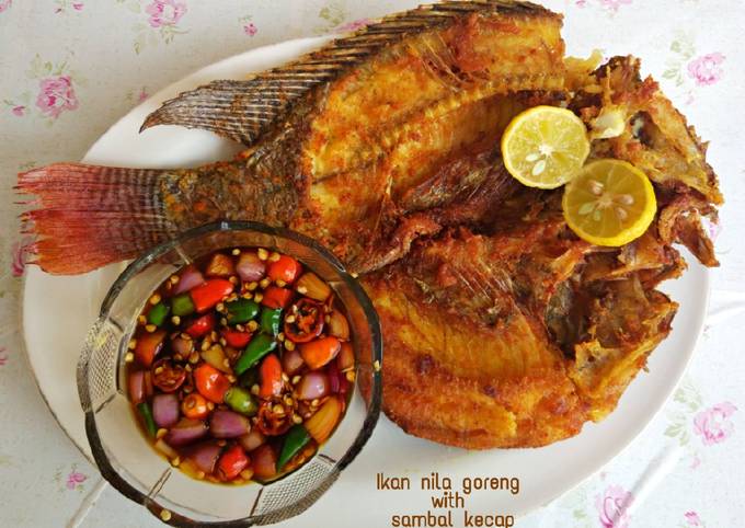 Resep Ikan Nila Goreng With Sambal Kecap Oleh Dapoer_ibuksultan - Cookpad