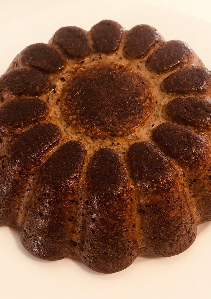 Una foto de Budín de banana low carb