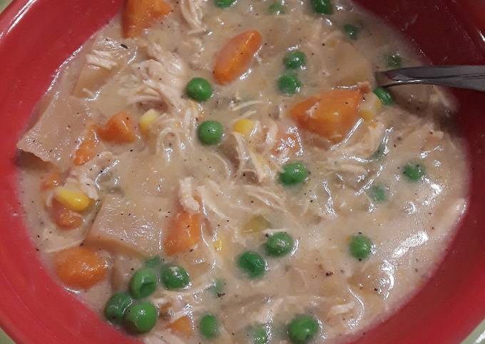 Step-by-Step Guide to Make Favorite Creamy Chicken Stew - Slow Cooker