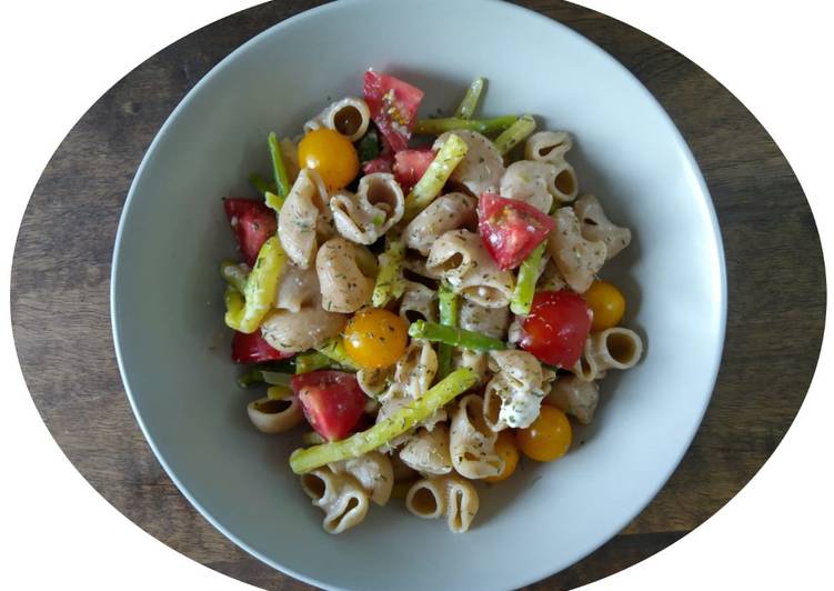 La Délicieuse Recette du One pot pasta haricots verts, tomates fraîches &amp; feta - IG Bas