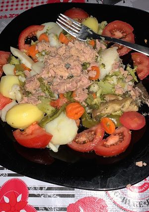 Una foto de Verduras al vapor en Mambo con Varoma