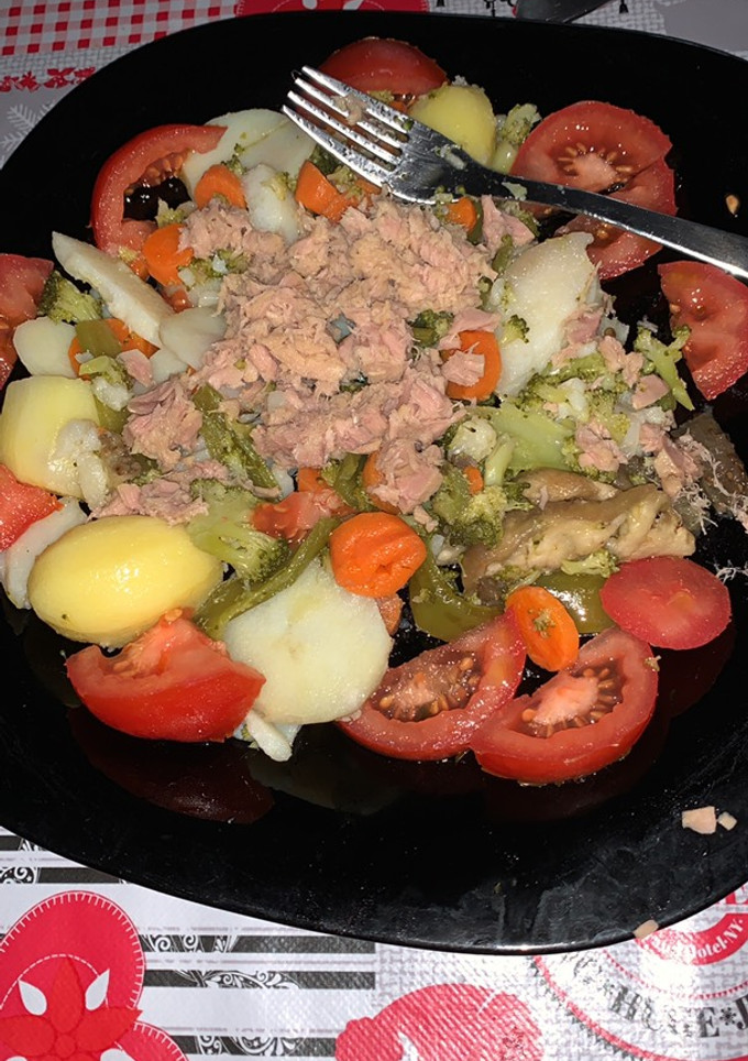 Una foto de Verduras al vapor en Mambo con Varoma