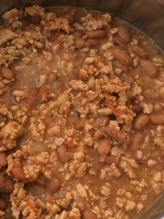 Una foto de Carne molida en salsa con frijoles 2