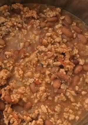 Una foto de Carne molida en salsa con frijoles 2