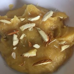 A picture of Besan ka Halwa.