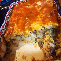 A picture of Tatertot Casserole.