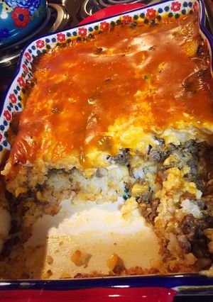 A picture of Tatertot Casserole.