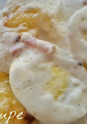 Foto principal de Huevos con bechamel de nata gratinados en GME y GMF y tradicional