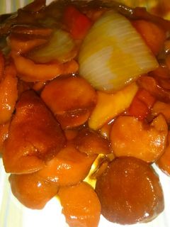 Una foto de Salchichas en salsa BBQ
