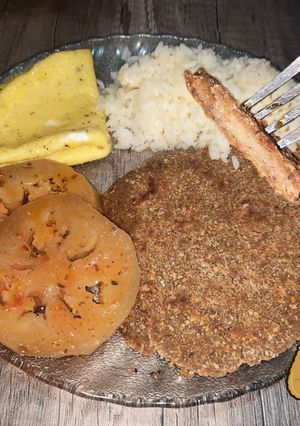 Una foto de Milanesas de lentejas