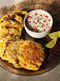 🌽Corn fritters by Gordon Ramsay 🌽 Bocaditos de choclo, jalapeño y cilantro 🌽 Receta viral #10 🌽