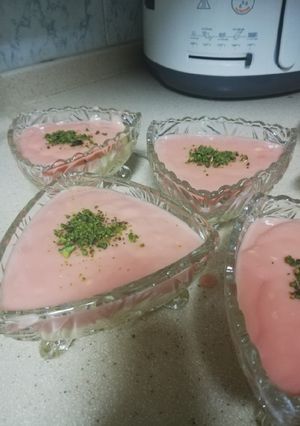 صورة لوصفة مهلبية التوت