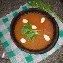 A picture of Tomato beetroot Soup.