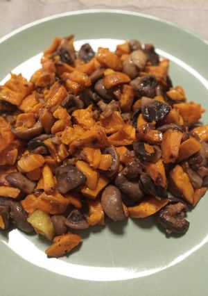 Gombás egytálétel recept fotója