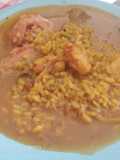 Arroz caldoso de mar y campo