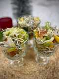 Ensalada de Navidad con granada y mango
