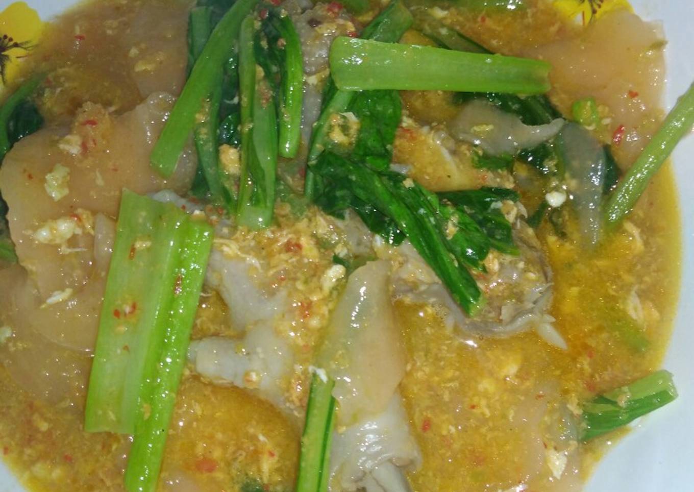 Seblak ceker kuah pedas