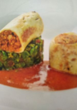 A picture of Soya Paneer Roll.