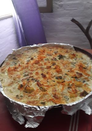 Una foto de Omelette de claras al horno