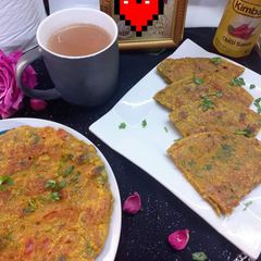 A picture of Aata goondhay baghair besan ki roti 😋.