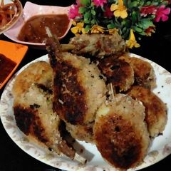 Potato roast steam chops A picture of Potato roast steam chops.