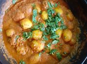 A picture of aloo chana