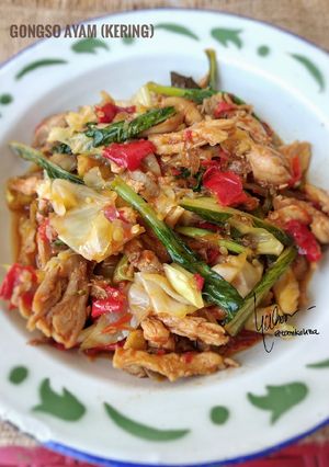 Foto resep Gongso Ayam (Kering)