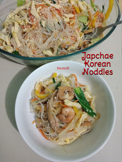 Foto resep 🇰🇷 Japchae Korean Noddles 🇰🇷