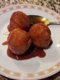 Cassava Fritters in Brown Sugar and Anise Syrup