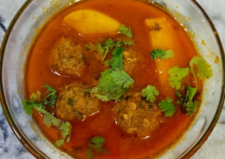 Simple Way to Make Homemade Kofta Alo