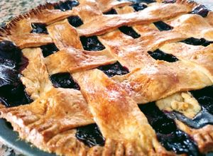 Una foto de Blueberry pie