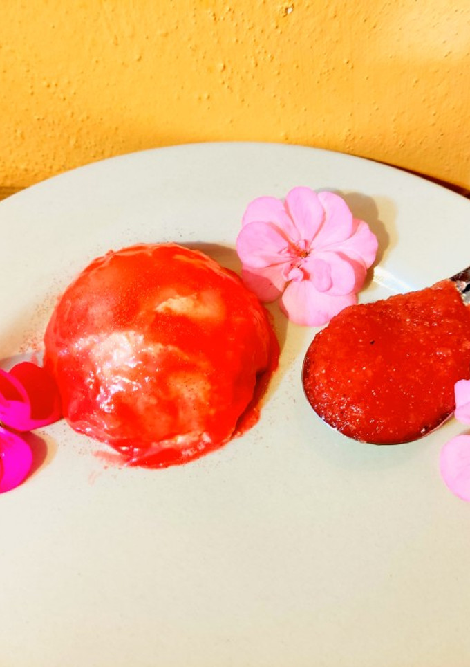 Una foto de Mousse de piloncillo