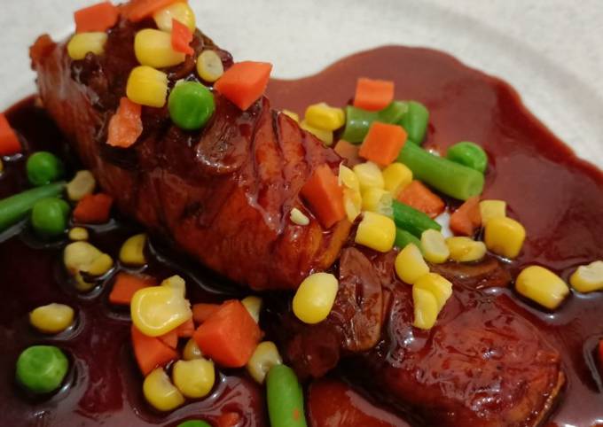 Salmon Teriyaki Ju - Resep Lokal