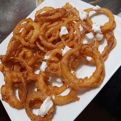 A picture of Onion rings pakora🌰🌰.