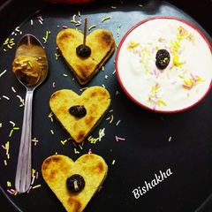 A picture of Peanut Butter Paratha.