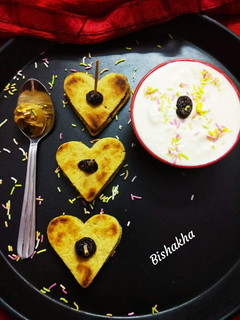 A picture of Peanut Butter Paratha.