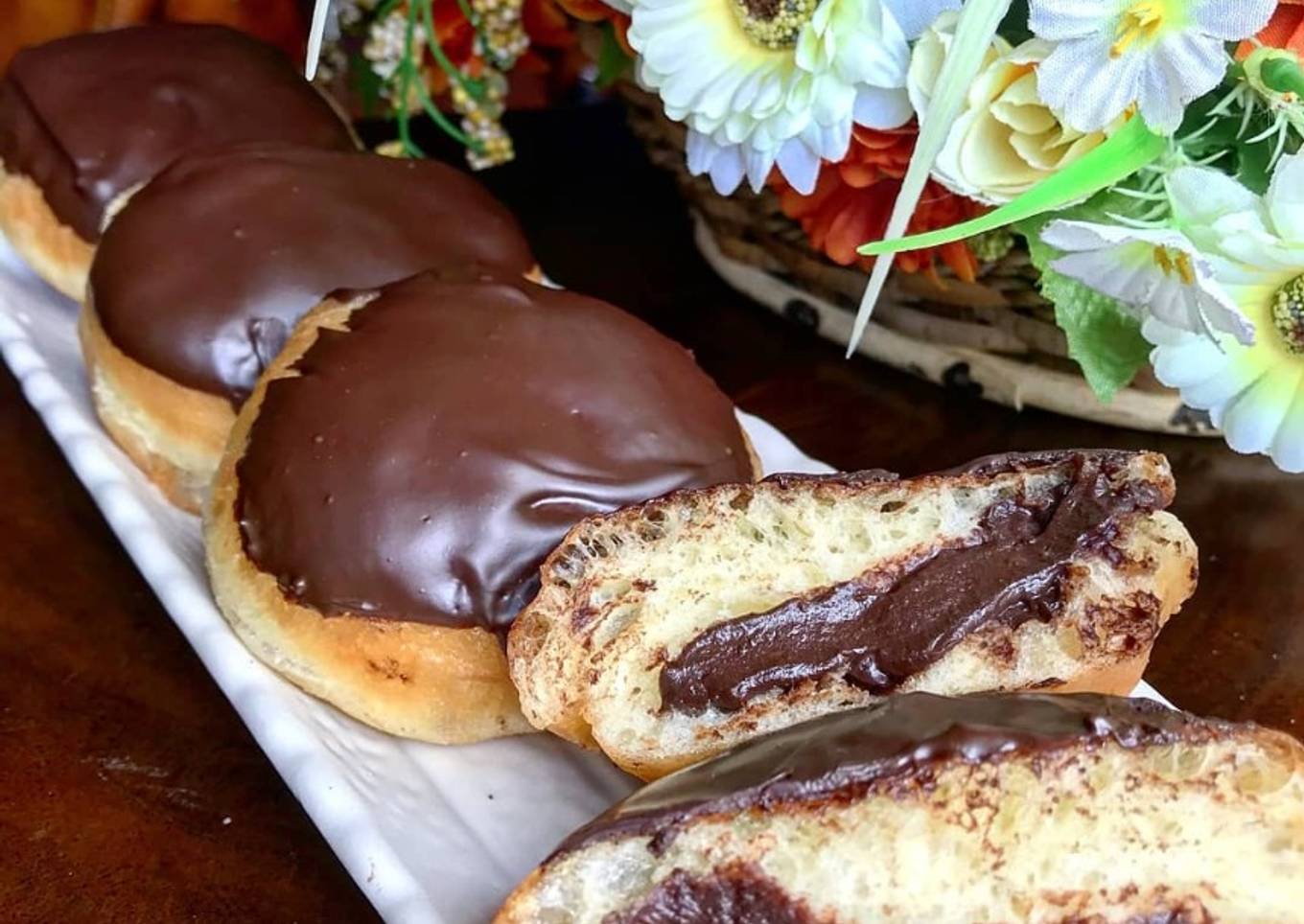 Donat Isi Vla Coklat