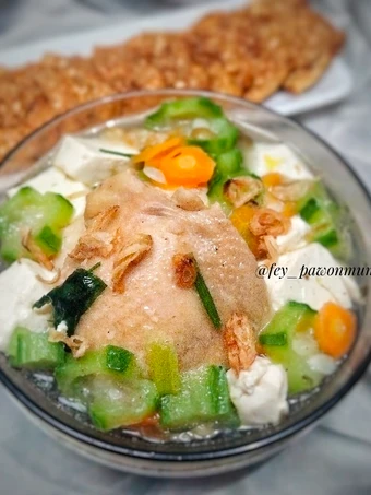 Cara Gampang Membikin Resep Sup Ayam Tahu Oyong yang Bikin Ngiler Anti Ribet, Lezat