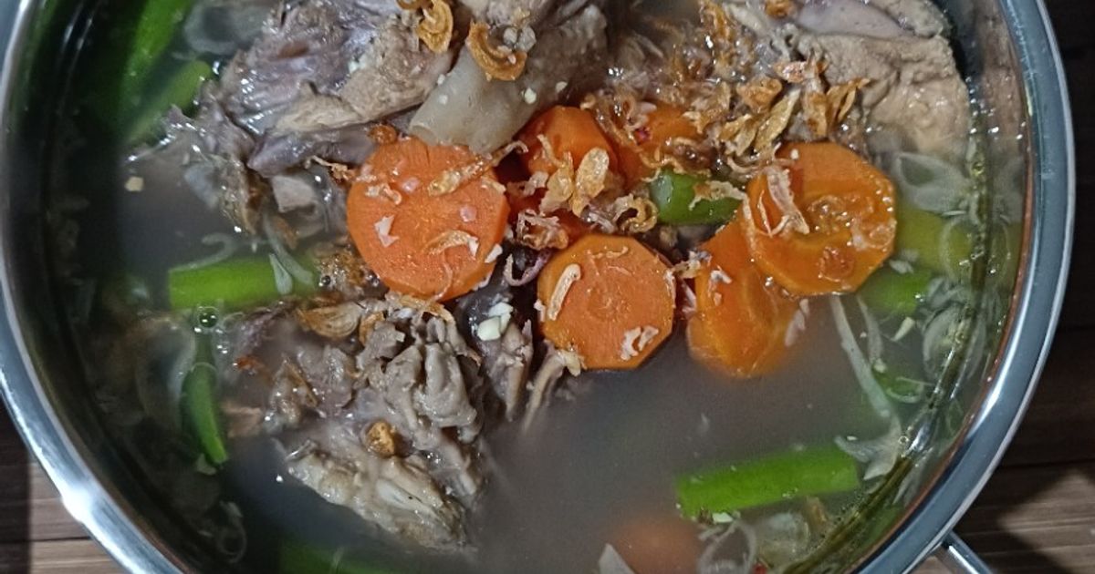 Sup ayam kampung pak Mien Klaten