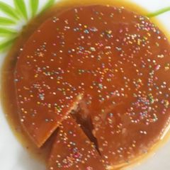 A picture of Caramelised Bread Custard Pudding.