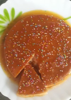 A picture of Caramelised Bread Custard Pudding.