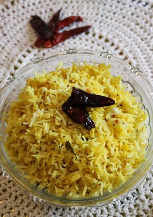 A picture of South Indian Tava Rice.