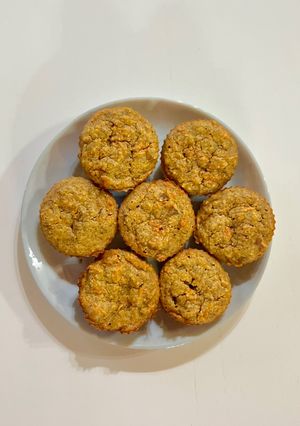 Una foto de Cupcakes carrot cake: saludables y sin drama 🥕🧁