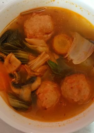 Foto resep Salmon Ball Kuah Tomyam